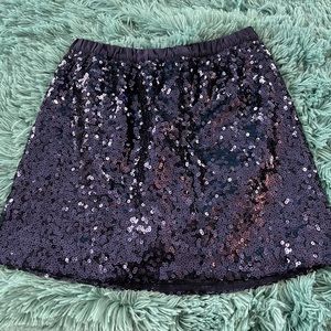 Sequins lined skirt